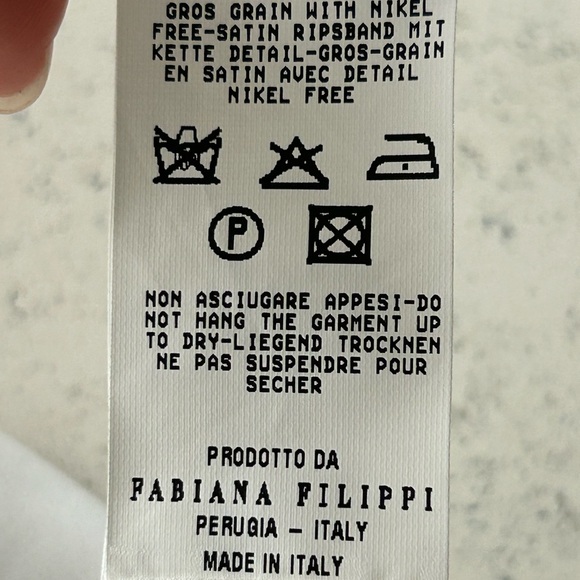 Fabiana Filippi Silk Maxi Dress Ivory Sleeveless XL Classic Time Capsule Italy - Picture 8 of 11